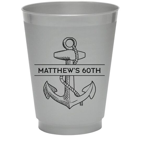 Anchor Colored Shatterproof Cups